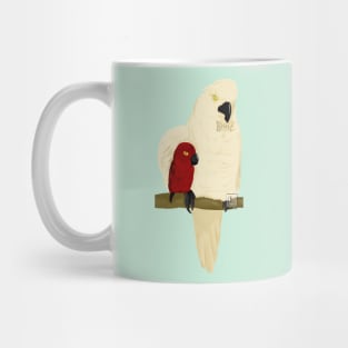 Protective Parrot Aziraphale Mug